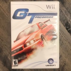 GT Pro Series Wii Game with steering wheel